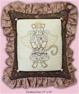 spoilt cat cushion